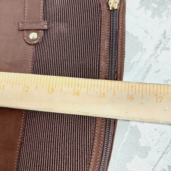 New Anne Klein Audrey Brown Zip Up Knee High Boots V413 - Picture 9 of 11